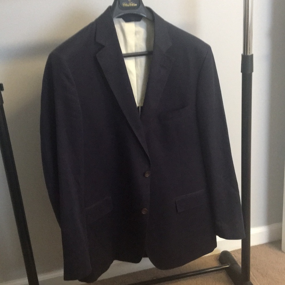 “Regent fit” linen blazer